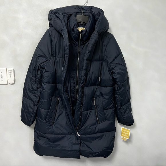 Michael Kors Missy 3/4 Puffer Jacket In Midnight Blue - New With Tag - Reemoly - Picture 2 of 15